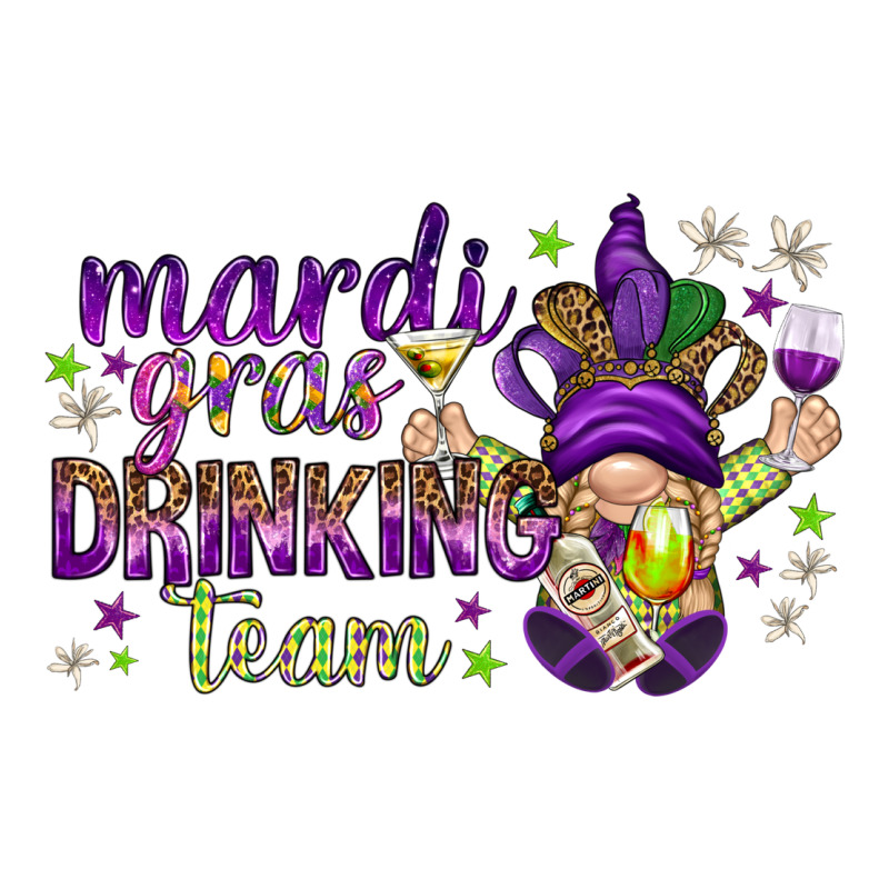 Mardi Gras Drinking Team With Gnome Premium Tee by HowdyJamesFarm | Teevron
