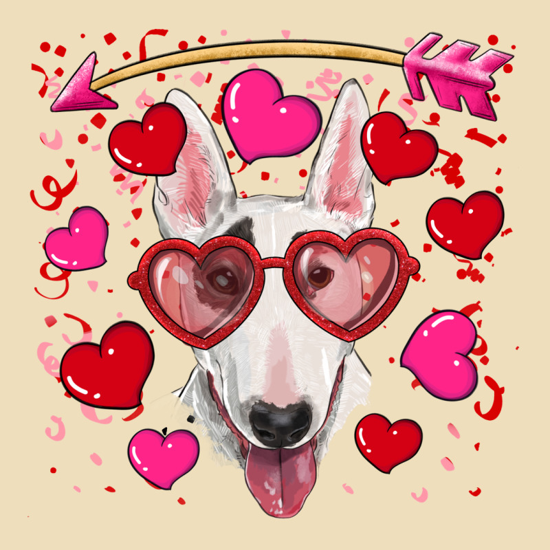 Valentine's Day  Bull Terrier Premium Hoodie by RanaPortraitStore | Teevron