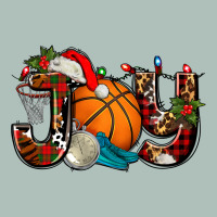Joy With Basketball And Santa's Hat Heavyweight Hoodie | Teevron
