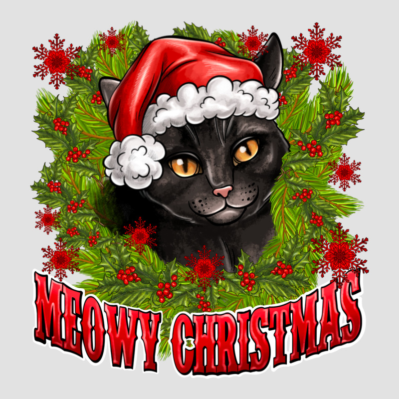 Meowy Christmas Premium Hoodie by CowhideDigitalArt | Teevron