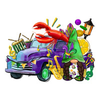 mardi gras gnome on the truck | Teevron