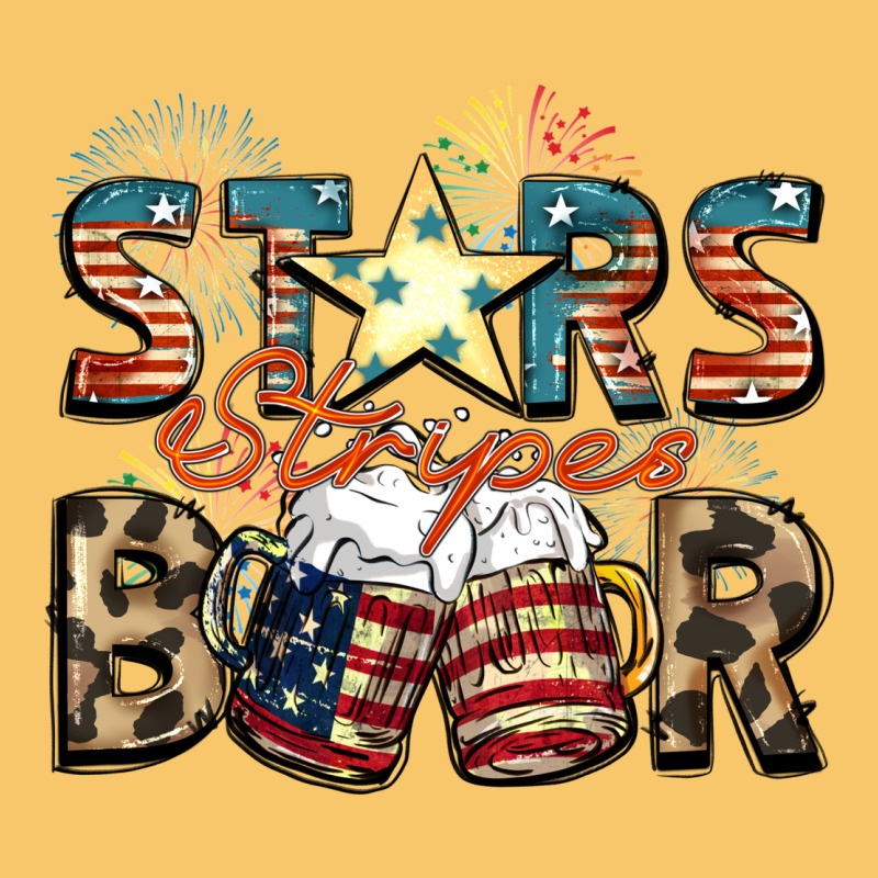 Stars Stripes Beer Vintage Hoodie by FaDigitalArtStudio | Teevron