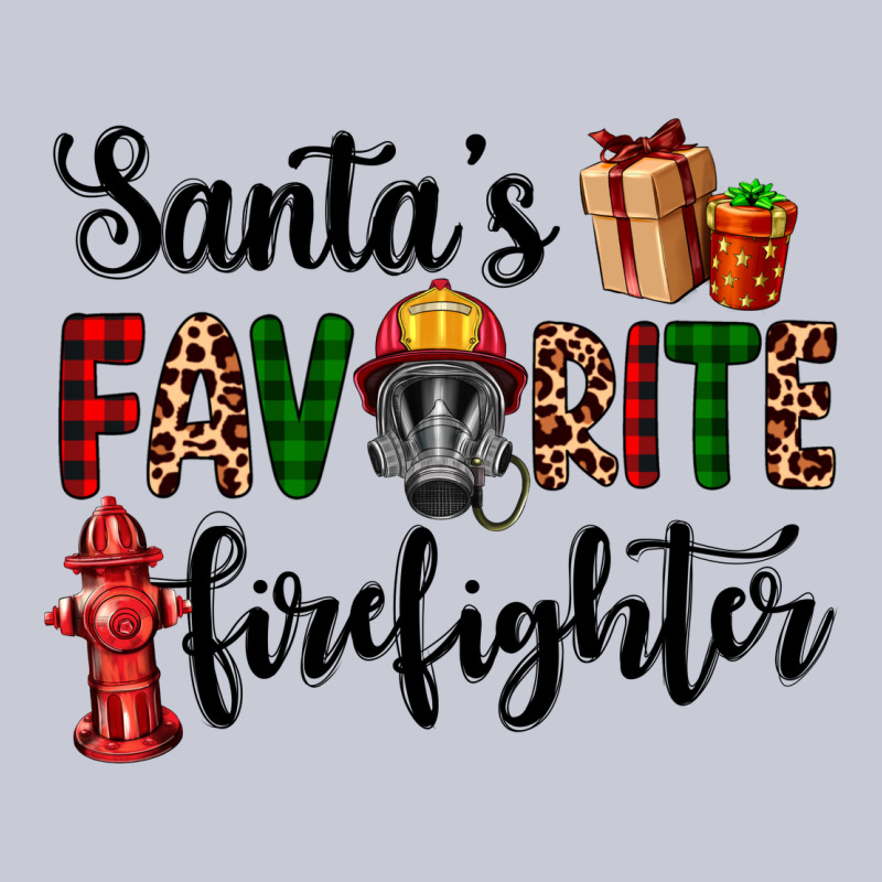 Santa's Favorite Firefighter Heavyweight Hoodie by AdoDesignShop | Teevron