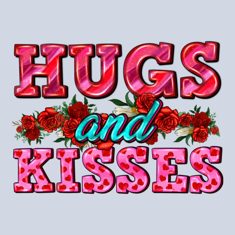 Hugs And Kisses Valentines Premium Sweatshirt by AdoDesignShop | Teevron