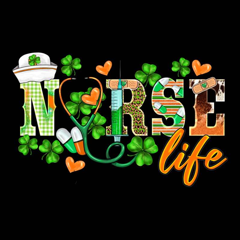 St.patricks Nurse Life Zipper Hoodie by BarkalooDesign | Teevron