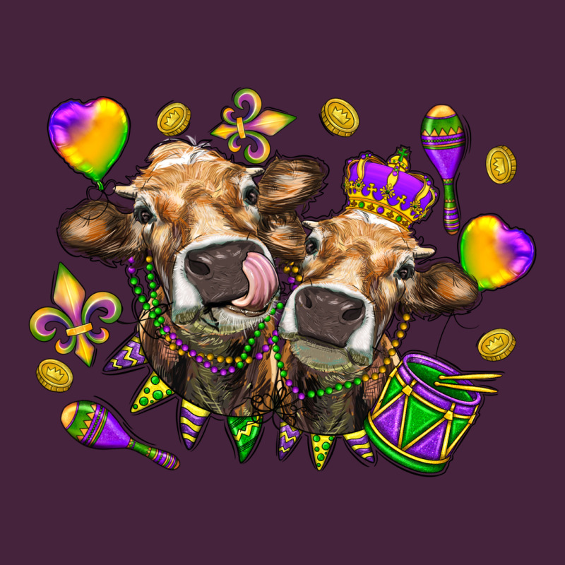 Mardi Gras Heifers Premium Tee by HowdyJamesFarm | Teevron