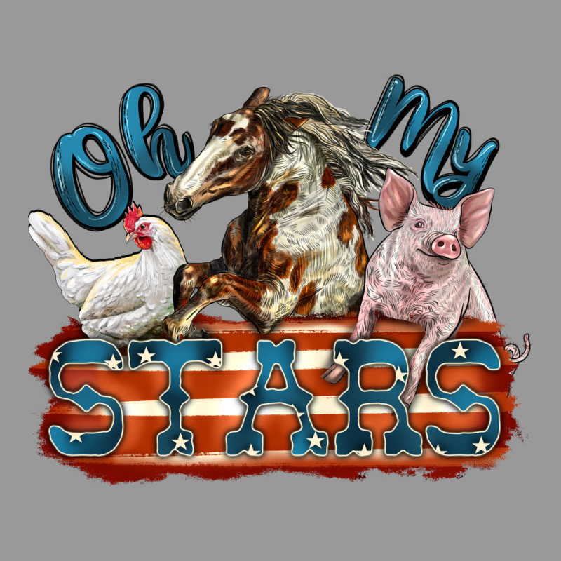 Oh My Stars Farm Animals Vintage Hoodie by FaDigitalArtStudio | Teevron