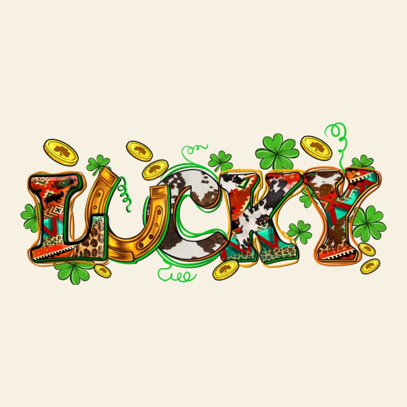 St. Patrick's Western Lucky And Shamrocks Vintage Tee by OliviaCreatesArt | Teevron