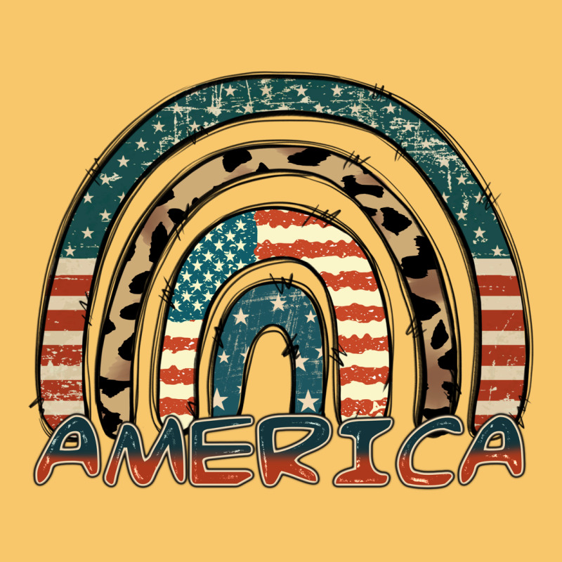 America Rainbow Vintage Hoodie by FaDigitalArtStudio | Teevron