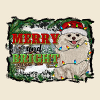 Merry And Bright Pomeranian Premium Tee | Teevron