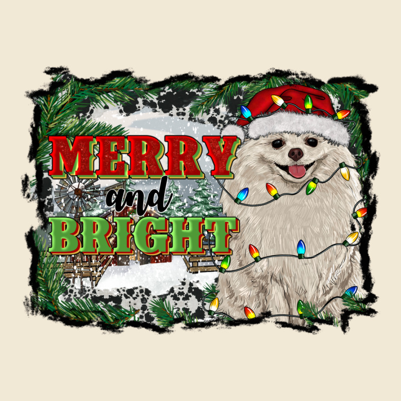 Merry And Bright Pomeranian Premium Tee by RanaPortraitStore | Teevron