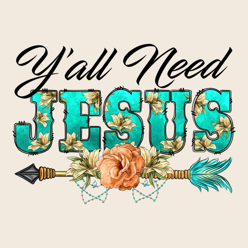 Y'all Need Jesus Arrow Lily Flowers Zipper Hoodie by BarkalooDesign | Teevron