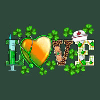 St.patrick's Nurse Love Heart Stethoscope Zipper Hoodie | Teevron