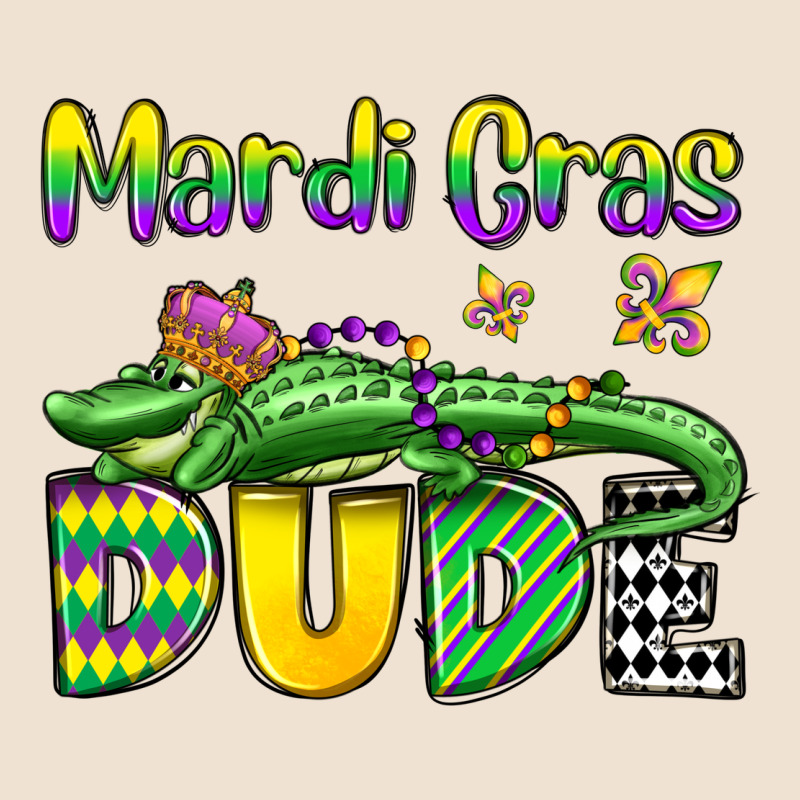 Mardi Gras Dude Alligator Olivia Urban Heavy Tee by OliviaCreatesArt | Teevron