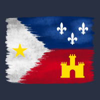 Louisiana Flag Background Heavyweight Sweatshirt | Teevron