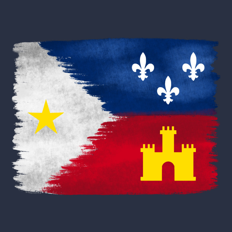 Louisiana Flag Background Heavyweight Sweatshirt by BarkalooDesign | Teevron