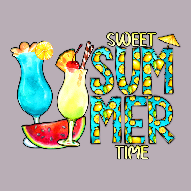 Sweet Summer Time Turquoise Yellow Vintage Tee by CowCowDesign | Teevron