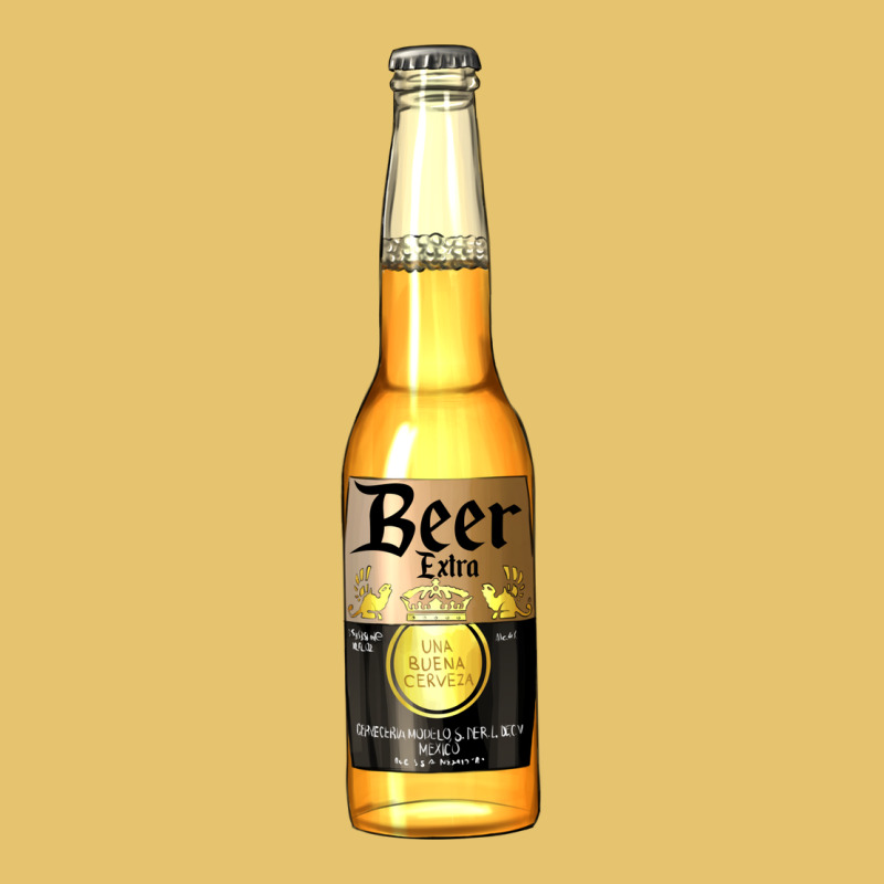 Yellow Beer Bottle Premium Sweatshirt by AdoDesignShop | Teevron