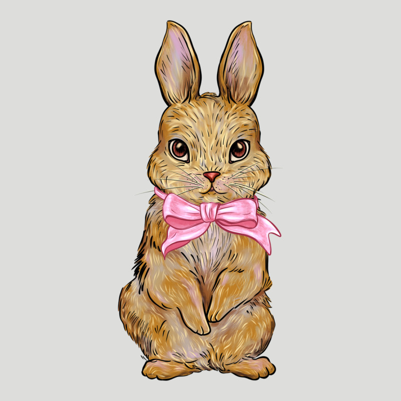 Easter Rabbit Pink Flowers Zipper Hoodie by BarkalooDesign | Teevron