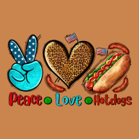Peace Love Hotdogs Heavyweight Hoodie | Teevron