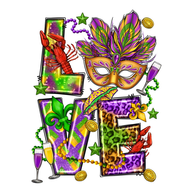 Mardi Gras Love Premium Tee by HowdyJamesFarm | Teevron