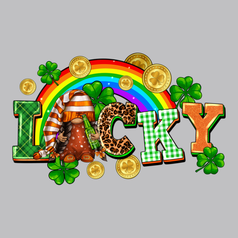 Lucky Gnome St. Patricks Day Long Sleeve Tee by FaDigitalArtStudio | Teevron