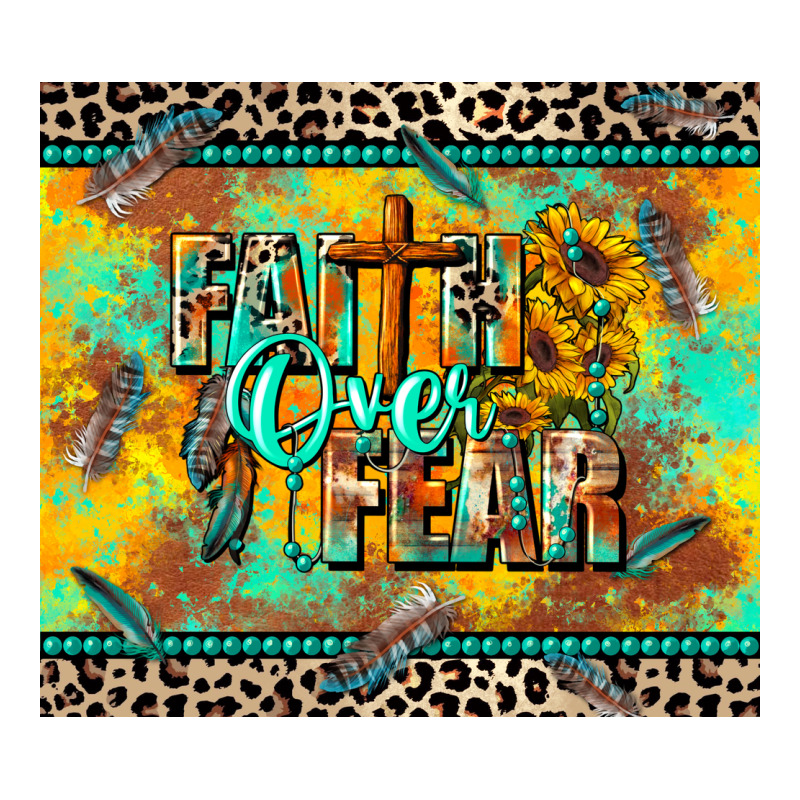 Faith Over Fear Ladies Tee by CowGirlArtShop | Teevron