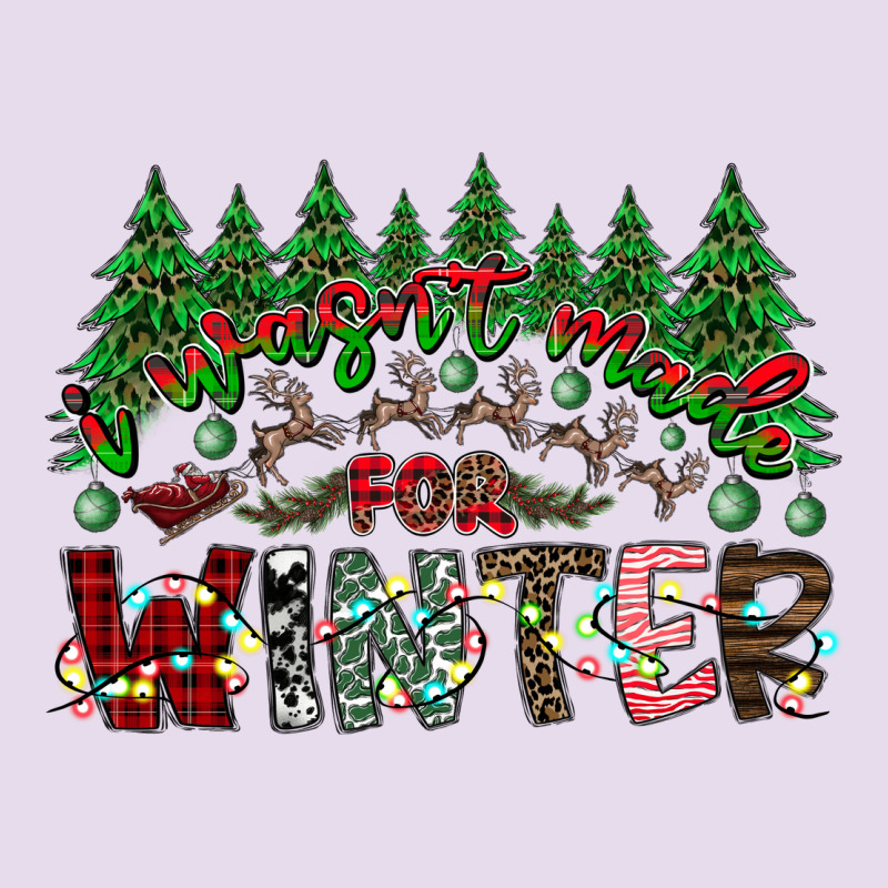 I Was Made For Winter Premium Hoodie by CowhideDigitalArt | Teevron