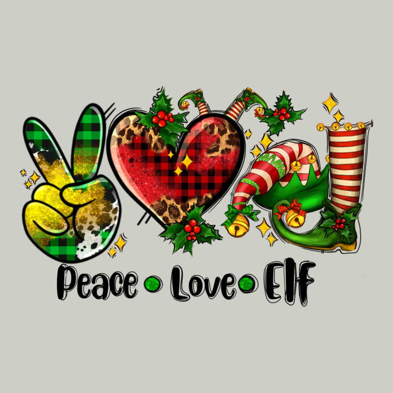 Peace Love  Elf Heavyweight Hoodie by AdoDesignShop | Teevron
