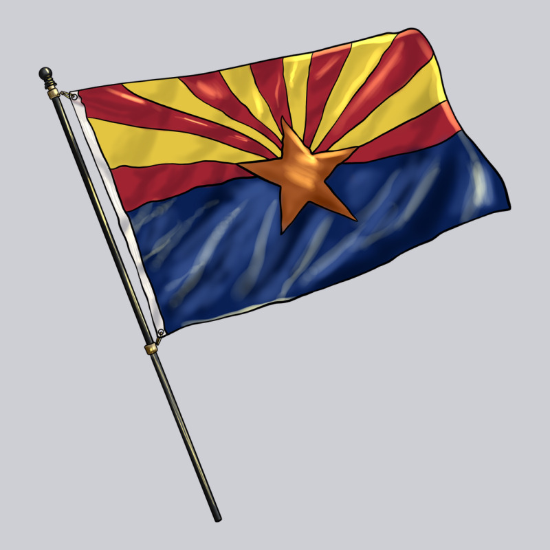 Arizona Flag Heavyweight Sweatshirt by BarkalooDesign | Teevron