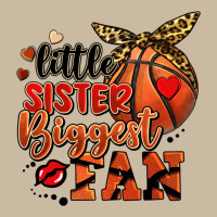 Little Sister Biggest Fan Basketball Long Sleeve Tee | Teevron