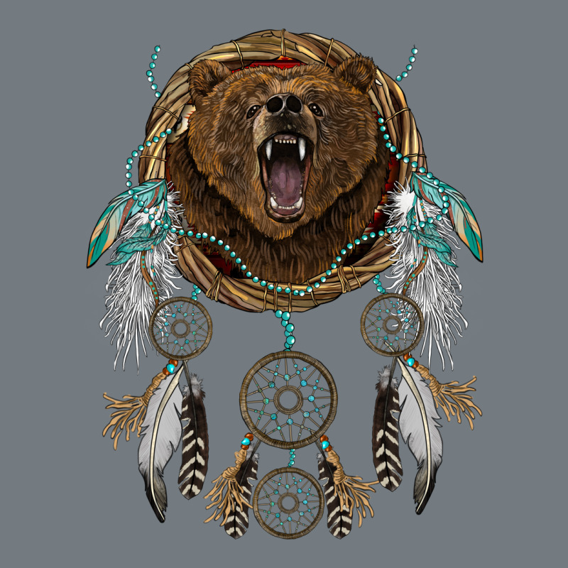 Bear  Native Dreamcatcher Heavyweight Sweatshirt by BarkalooDesign | Teevron