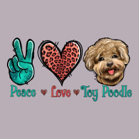 Peace Love Toy Poodle Vintage Tee | Teevron