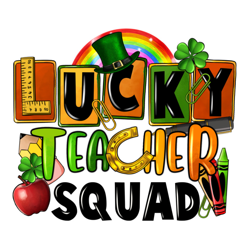 Lucky Teacher Squad St. Patricks Day Long Sleeve Tee by FaDigitalArtStudio | Teevron