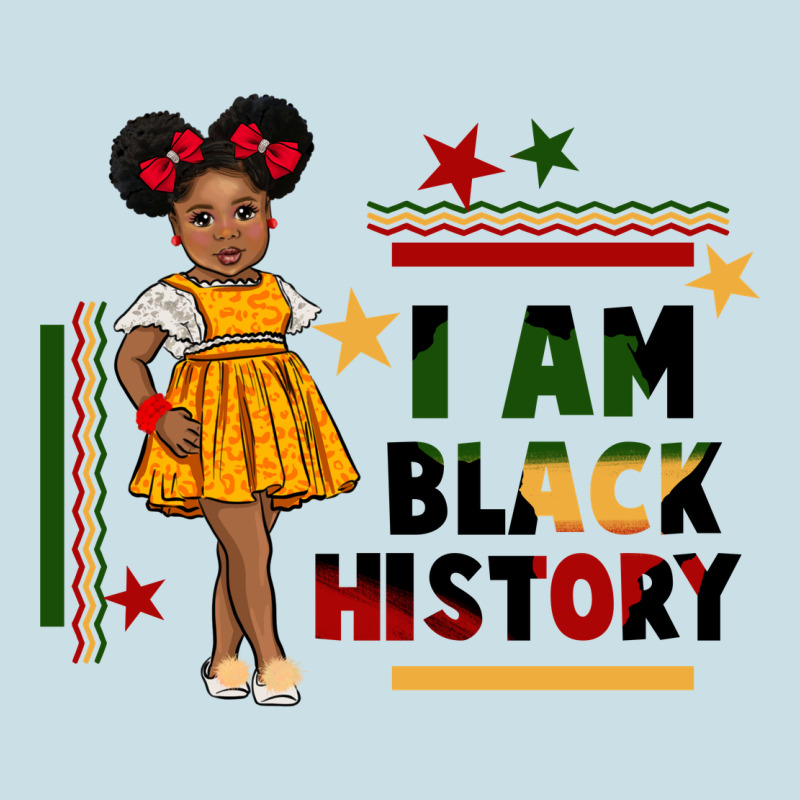 I Am Black History Black Girl Peekaboo Juneteenth Ladies Tee by CowGirlArtShop | Teevron