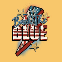 Back The Blue Vintage Hoodie | Teevron