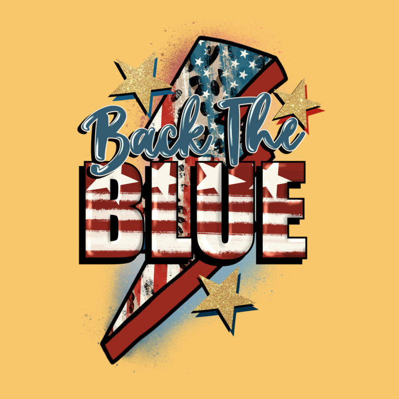 Back The Blue Vintage Hoodie by FaDigitalArtStudio | Teevron