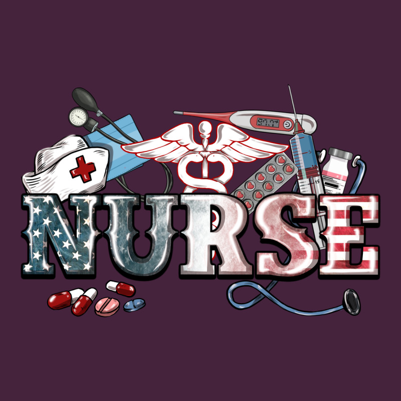 American Nurse 4th Of July Premium Tee by HowdyJamesFarm | Teevron