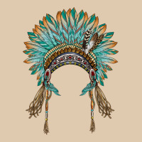 Native American Headdress Turquise Heavyweight Sweatshirt | Teevron