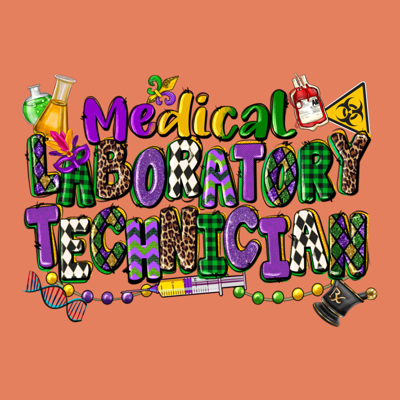 Medical Laboratory Technician Mardi Gras Classic Tee by CowGirlArtShop | Teevron