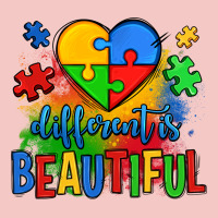 Different Is Beautiful Autism Urban Heavy Tee | Teevron