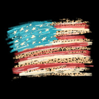 American Flag With Leopard Premium Tee | Teevron