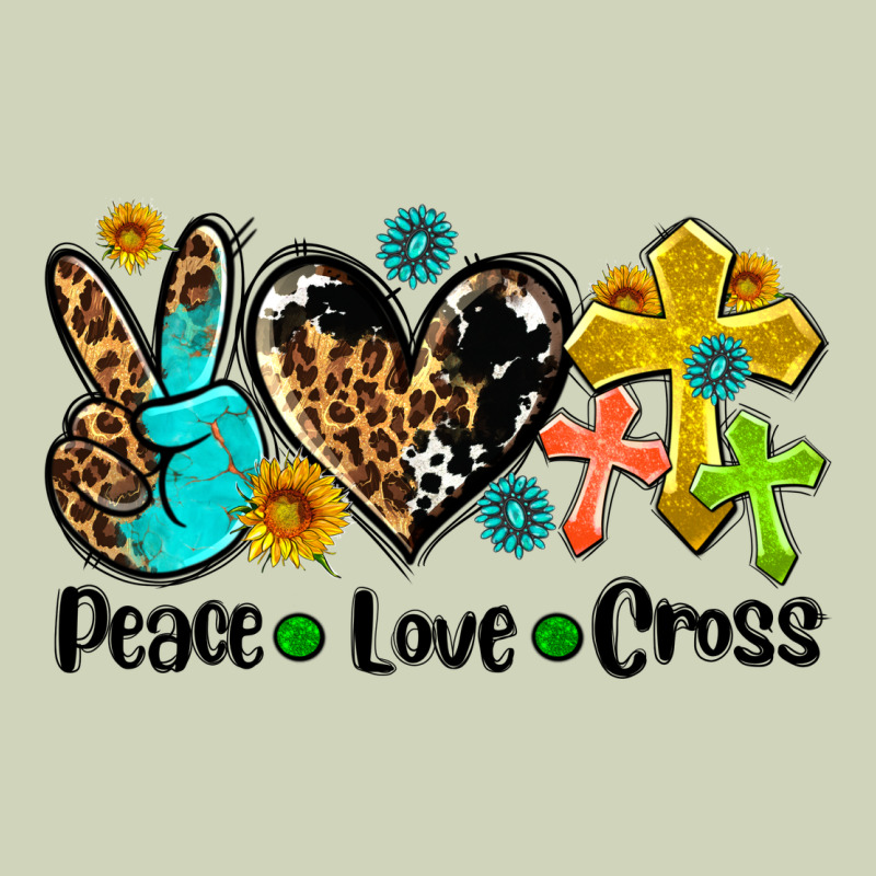 Peace Love Cross Heavyweight Hoodie by AdoDesignShop | Teevron