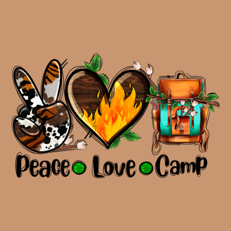 Peace Love Camp Ado Heavyweight Hoodie by AdoDesignShop | Teevron