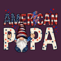 American Papa With Gnome 4th Of July Premium Tee | Teevron
