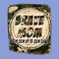 Brave Mom From Son Up To Son Down Mother's Day Long Sleeve Tee | Teevron