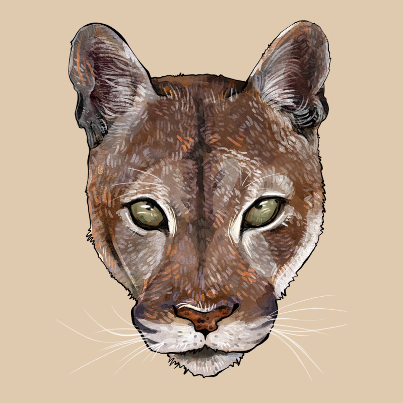 Florida Panther  Face Heavyweight Sweatshirt by BarkalooDesign | Teevron