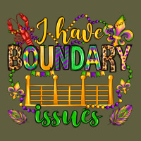 ı Have Boundary Issues Mardi Gras Olivia Vintage Tee | Teevron