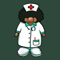 African Nurse Gnome Afro Hair Zipper Hoodie | Teevron