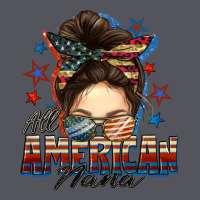 All American Nana Messy Bun Vintage Hoodie | Teevron